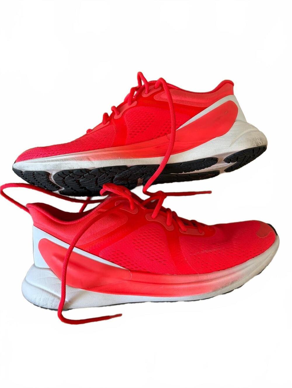 Lululemon Red Athletic Running Shoes View 2